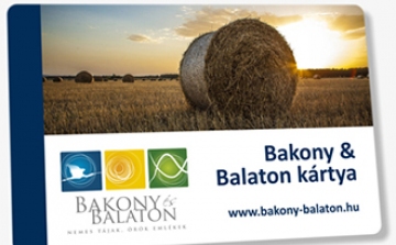 Megjelent a Bakony és Balaton kártya