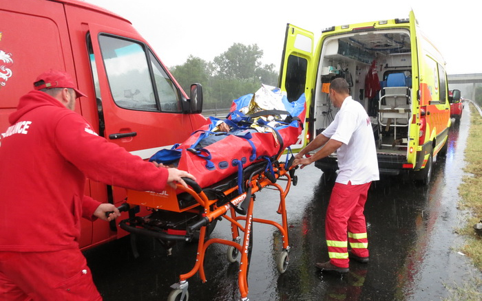 Baleset történt a Zala megyei Nagykapornaknál