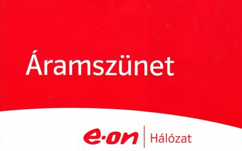 Értesítés áramszünetről - szept. 12. (E.ON közleménye)