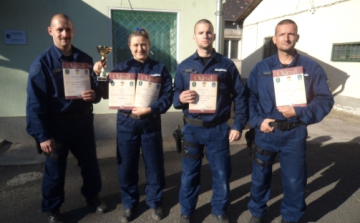 Negyedikek lettek a zalai rendőrök