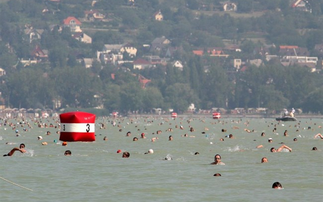 Egy héttel elhalasztják a 31. Balaton-átúszást