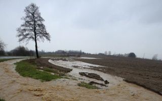 Keszthelyen túltelítődtek a csatornák, kilépett a Zala a medréből